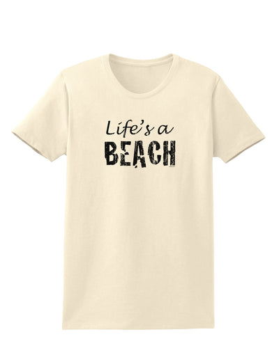 Lifes a beach Womens T-Shirt-Womens T-Shirt-TooLoud-Natural-X-Small-Davson Sales