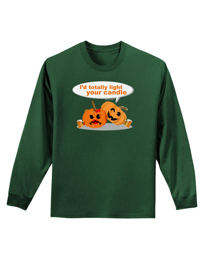 Light your candle Adult Long Sleeve Dark T-Shirt-TooLoud-Dark-Green-Small-Davson Sales