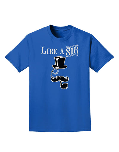 Like A Sir - Super Classy Adult Dark T-Shirt-Mens T-Shirt-TooLoud-Royal-Blue-Small-Davson Sales