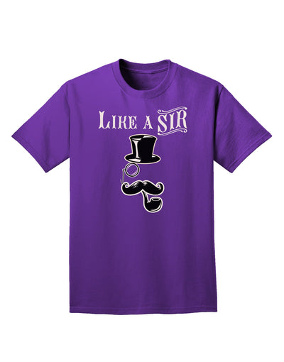 Like A Sir - Super Classy Adult Dark T-Shirt-Mens T-Shirt-TooLoud-Purple-Small-Davson Sales