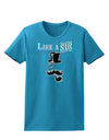 Like A Sir - Super Classy Womens Dark T-Shirt-TooLoud-Turquoise-X-Small-Davson Sales