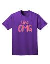 Like OMG Adult Dark T-Shirt by TooLoud-Mens T-Shirt-TooLoud-Purple-Small-Davson Sales