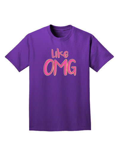 Like OMG Adult Dark T-Shirt by TooLoud-Mens T-Shirt-TooLoud-Purple-Small-Davson Sales