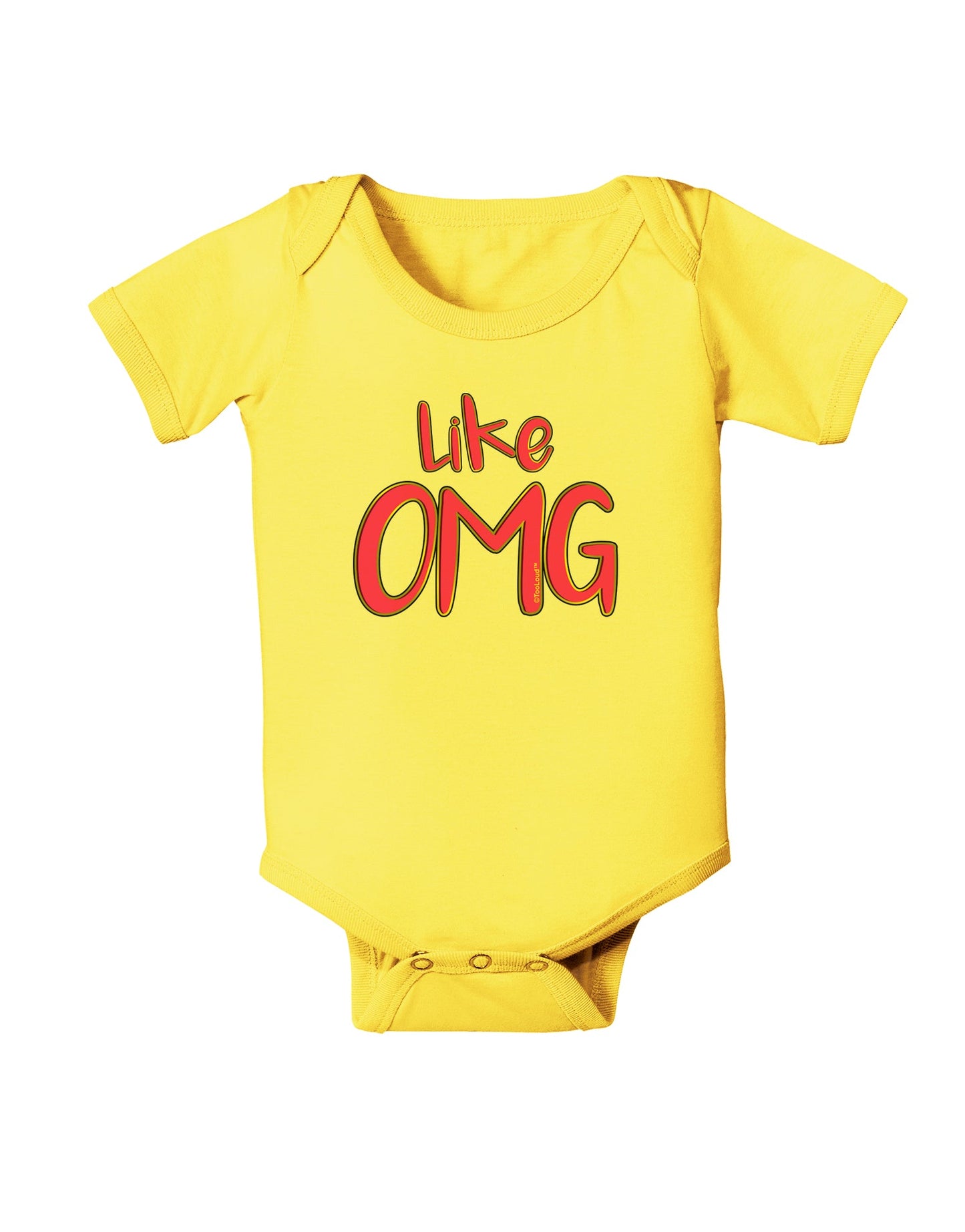Like OMG Baby Romper Bodysuit by TooLoud-Baby Romper-TooLoud-Yellow-06-Months-Davson Sales