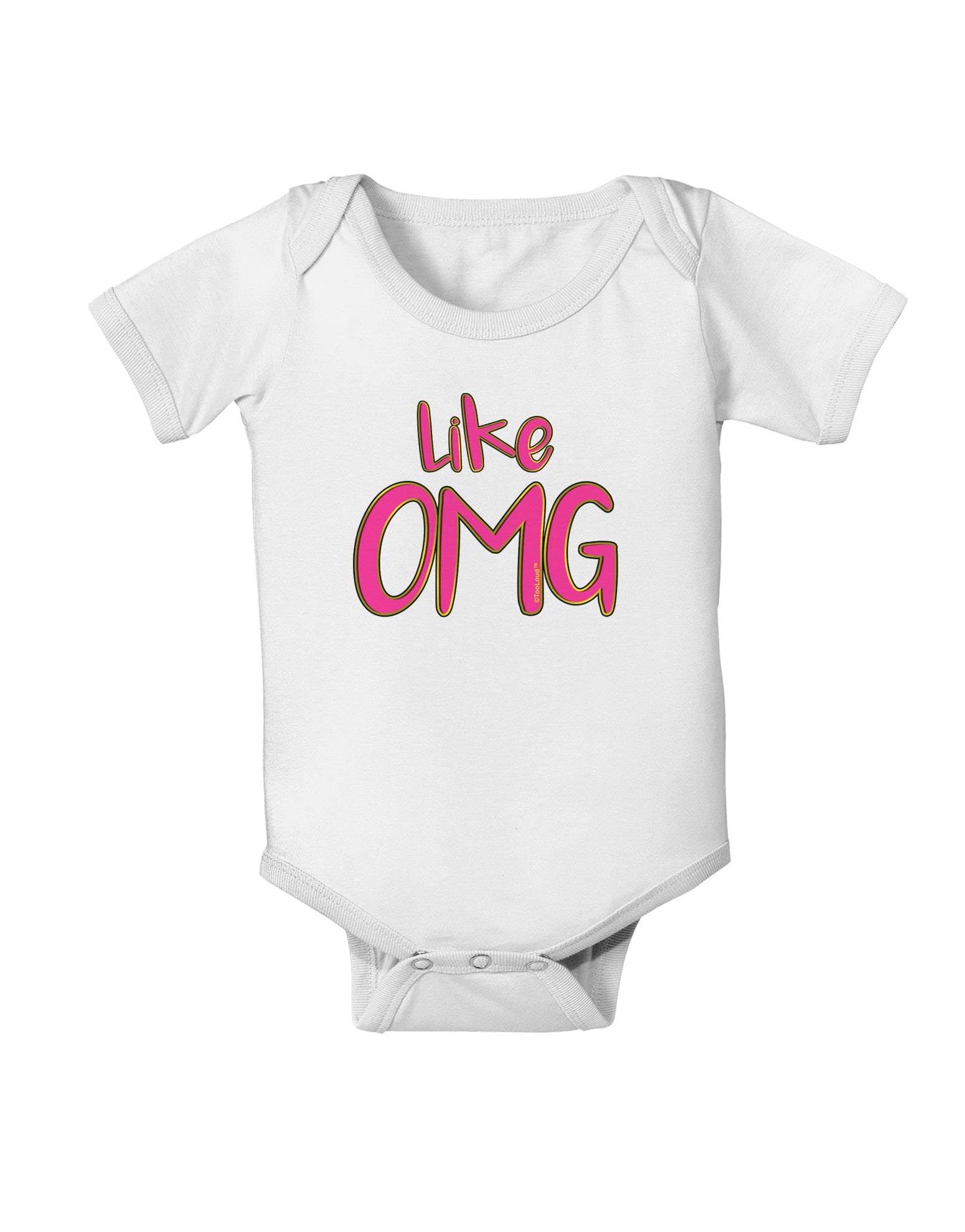 Like OMG Baby Romper Bodysuit by TooLoud-Baby Romper-TooLoud-White-06-Months-Davson Sales