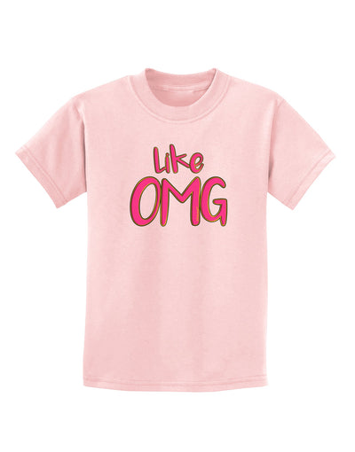 Like OMG Childrens T-Shirt by TooLoud-Childrens T-Shirt-TooLoud-PalePink-X-Small-Davson Sales