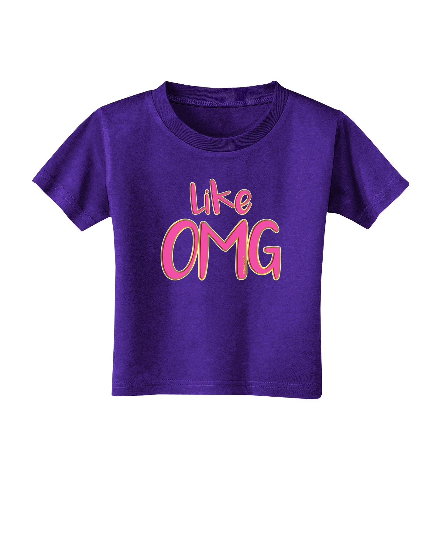 Like OMG Toddler T-Shirt Dark by TooLoud-Toddler T-Shirt-TooLoud-Purple-2T-Davson Sales