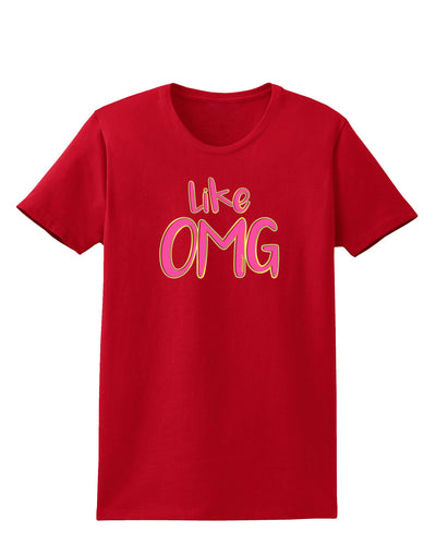 Like OMG Womens Dark T-Shirt by TooLoud-Womens T-Shirt-TooLoud-Red-X-Small-Davson Sales