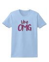 Like OMG Womens T-Shirt by TooLoud-Womens T-Shirt-TooLoud-Light-Blue-X-Small-Davson Sales