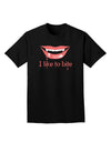 Like to Bite Adult Dark T-Shirt-Mens T-Shirt-TooLoud-Black-Small-Davson Sales