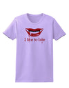 Like to Bite Womens T-Shirt-Womens T-Shirt-TooLoud-Lavender-X-Small-Davson Sales