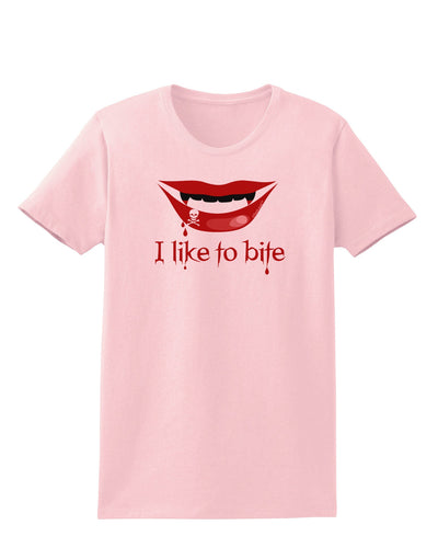 Like to Bite Womens T-Shirt-Womens T-Shirt-TooLoud-PalePink-X-Small-Davson Sales