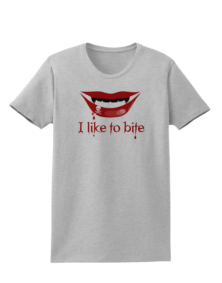 Like to Bite Womens T-Shirt-Womens T-Shirt-TooLoud-White-X-Small-Davson Sales