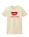 Like to Bite Womens T-Shirt-Womens T-Shirt-TooLoud-Natural-X-Small-Davson Sales