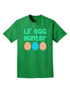 Lil' Egg Hunter - Easter - Green Adult Dark T-Shirt by TooLoud-Mens T-Shirt-TooLoud-Kelly-Green-Small-Davson Sales