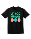 Lil' Egg Hunter - Easter - Green Adult Dark T-Shirt by TooLoud-Mens T-Shirt-TooLoud-Black-Small-Davson Sales