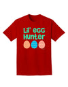 Lil' Egg Hunter - Easter - Green Adult Dark T-Shirt by TooLoud-Mens T-Shirt-TooLoud-Red-Small-Davson Sales