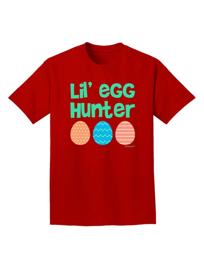 Lil' Egg Hunter - Easter - Green Adult Dark T-Shirt by TooLoud-Mens T-Shirt-TooLoud-Red-Small-Davson Sales