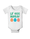 Lil' Egg Hunter - Easter - Green Baby Romper Bodysuit by TooLoud-Baby Romper-TooLoud-White-06-Months-Davson Sales