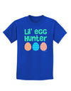 Lil' Egg Hunter - Easter - Green Childrens Dark T-Shirt by TooLoud-Childrens T-Shirt-TooLoud-Royal-Blue-X-Small-Davson Sales