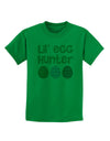 Lil' Egg Hunter - Easter - Green Childrens T-Shirt by TooLoud-Childrens T-Shirt-TooLoud-Kelly-Green-X-Small-Davson Sales