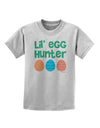 Lil' Egg Hunter - Easter - Green Childrens T-Shirt by TooLoud-Childrens T-Shirt-TooLoud-AshGray-X-Small-Davson Sales