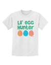 Lil' Egg Hunter - Easter - Green Childrens T-Shirt by TooLoud-Childrens T-Shirt-TooLoud-White-X-Small-Davson Sales