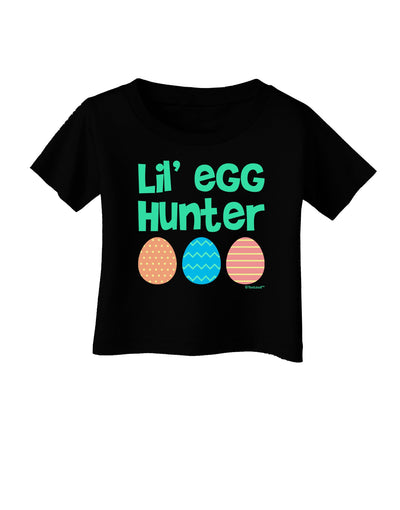 Lil' Egg Hunter - Easter - Green Infant T-Shirt Dark by TooLoud-Infant T-Shirt-TooLoud-Black-06-Months-Davson Sales