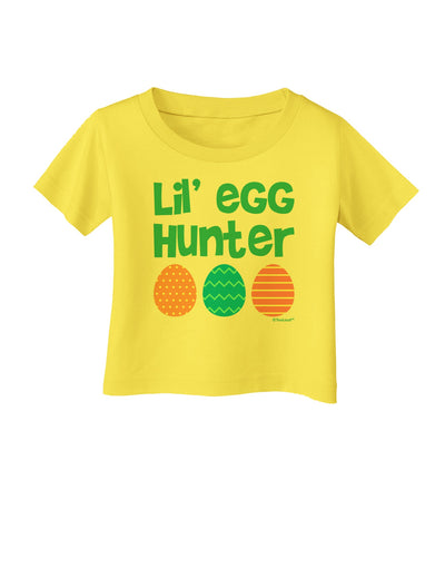 Lil' Egg Hunter - Easter - Green Infant T-Shirt by TooLoud-Infant T-Shirt-TooLoud-Yellow-06-Months-Davson Sales