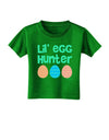 Lil' Egg Hunter - Easter - Green Toddler T-Shirt Dark by TooLoud-Toddler T-Shirt-TooLoud-Clover-Green-2T-Davson Sales