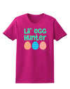 Lil' Egg Hunter - Easter - Green Womens Dark T-Shirt by TooLoud-Womens T-Shirt-TooLoud-Hot-Pink-Small-Davson Sales