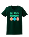 Lil' Egg Hunter - Easter - Green Womens Dark T-Shirt by TooLoud-Womens T-Shirt-TooLoud-Forest-Green-Small-Davson Sales