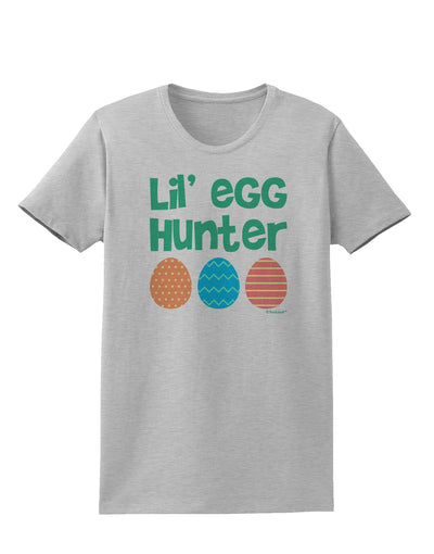 Lil' Egg Hunter - Easter - Green Womens T-Shirt by TooLoud-Womens T-Shirt-TooLoud-AshGray-X-Small-Davson Sales