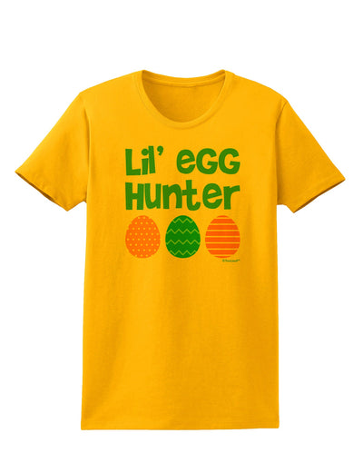 Lil' Egg Hunter - Easter - Green Womens T-Shirt by TooLoud-Womens T-Shirt-TooLoud-Gold-X-Small-Davson Sales