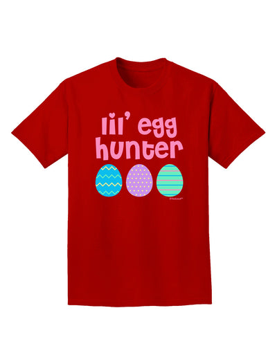 Lil' Egg Hunter - Easter - Pink Adult Dark T-Shirt by TooLoud-Mens T-Shirt-TooLoud-Red-Small-Davson Sales