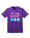 Lil' Egg Hunter - Easter - Pink Adult Dark T-Shirt by TooLoud-Mens T-Shirt-TooLoud-Purple-Small-Davson Sales