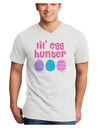 Lil' Egg Hunter - Easter - Pink Adult V-Neck T-shirt by TooLoud-Mens V-Neck T-Shirt-TooLoud-White-Small-Davson Sales