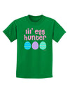 Lil' Egg Hunter - Easter - Pink Childrens Dark T-Shirt by TooLoud-Childrens T-Shirt-TooLoud-Kelly-Green-X-Small-Davson Sales