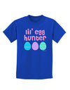 Lil' Egg Hunter - Easter - Pink Childrens Dark T-Shirt by TooLoud-Childrens T-Shirt-TooLoud-Royal-Blue-X-Small-Davson Sales