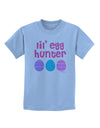 Lil' Egg Hunter - Easter - Pink Childrens T-Shirt by TooLoud-Childrens T-Shirt-TooLoud-Light-Blue-X-Small-Davson Sales