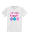 Lil' Egg Hunter - Easter - Pink Childrens T-Shirt by TooLoud-Childrens T-Shirt-TooLoud-White-X-Small-Davson Sales