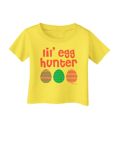 Lil' Egg Hunter - Easter - Pink Infant T-Shirt by TooLoud-Infant T-Shirt-TooLoud-Yellow-06-Months-Davson Sales