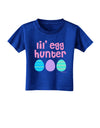 Lil' Egg Hunter - Easter - Pink Toddler T-Shirt Dark by TooLoud-Toddler T-Shirt-TooLoud-Royal-Blue-2T-Davson Sales