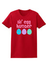 Lil' Egg Hunter - Easter - Pink Womens Dark T-Shirt by TooLoud-Womens T-Shirt-TooLoud-Red-X-Small-Davson Sales