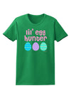 Lil' Egg Hunter - Easter - Pink Womens Dark T-Shirt by TooLoud-Womens T-Shirt-TooLoud-Kelly-Green-X-Small-Davson Sales