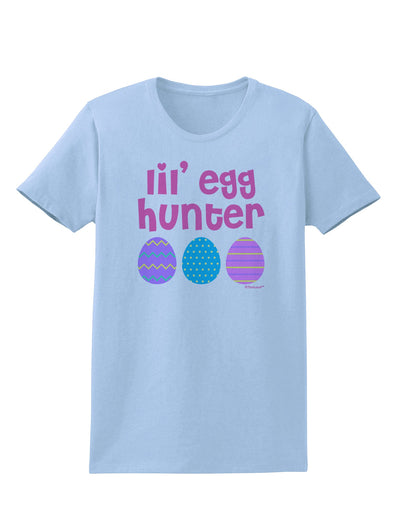 Lil' Egg Hunter - Easter - Pink Womens T-Shirt by TooLoud-Womens T-Shirt-TooLoud-Light-Blue-X-Small-Davson Sales