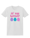 Lil' Egg Hunter - Easter - Pink Womens T-Shirt by TooLoud-Womens T-Shirt-TooLoud-White-X-Small-Davson Sales