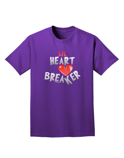 Lil Heart Breaker Adult Dark T-Shirt-Mens T-Shirt-TooLoud-Purple-Small-Davson Sales