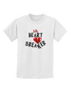 Lil Heart Breaker Childrens T-Shirt-Childrens T-Shirt-TooLoud-White-X-Small-Davson Sales