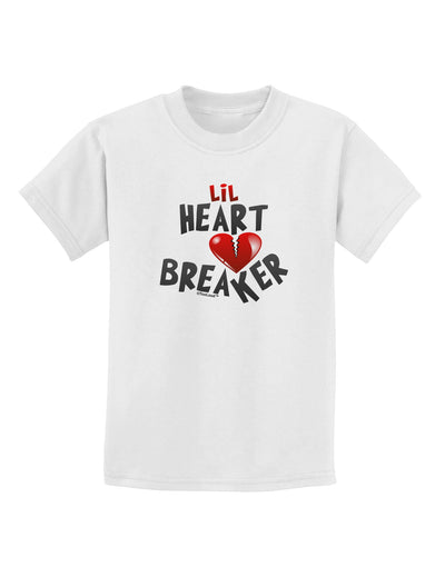 Lil Heart Breaker Childrens T-Shirt-Childrens T-Shirt-TooLoud-White-X-Small-Davson Sales